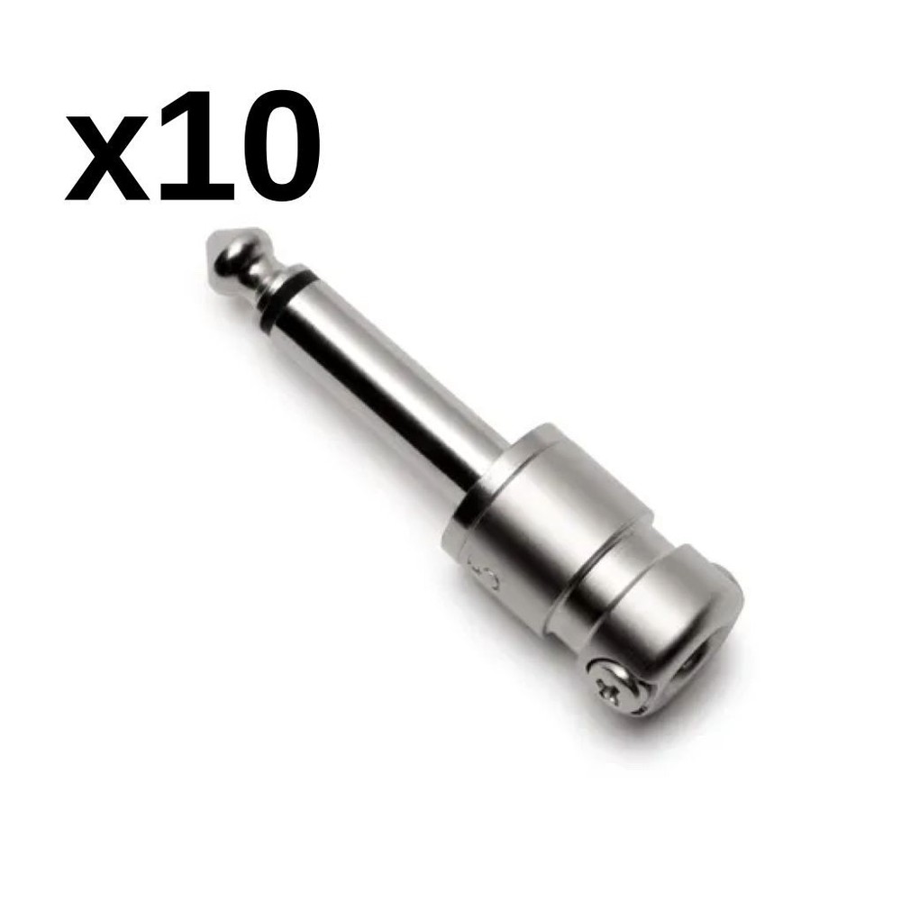 10 Pack - Squareplug SPS5 Short Body TS Plug, Nickel
