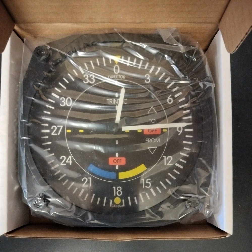 6" VOR Instrument Style Clock