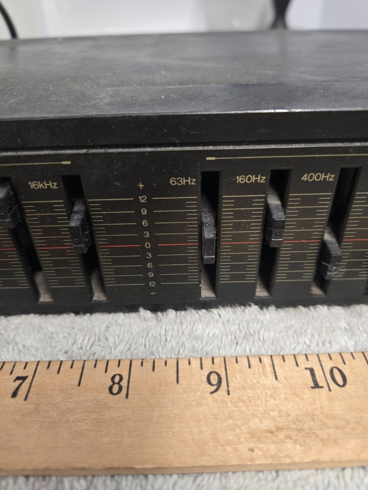 technics graphic equalizer, SH-8017, untested, parts only