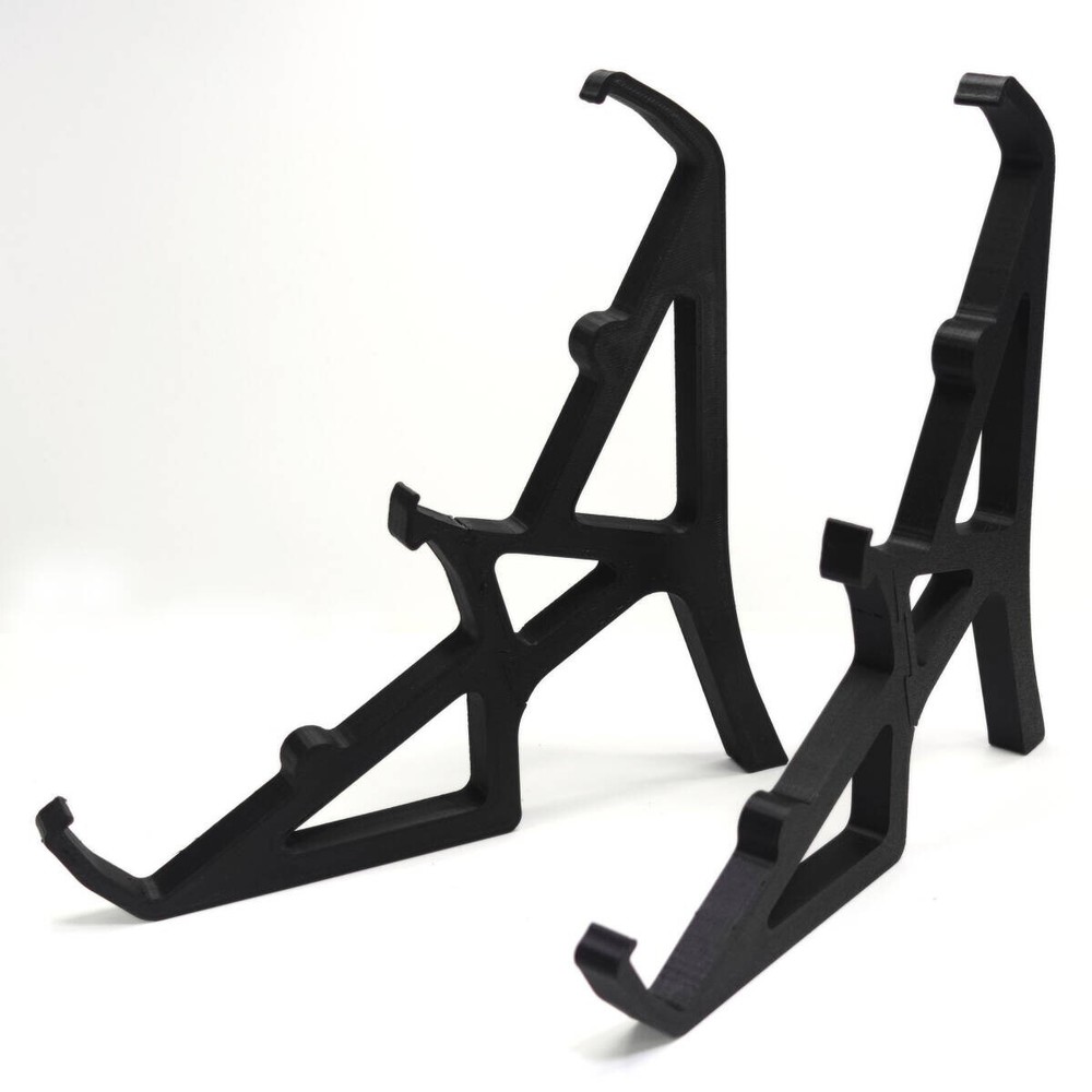 Stand for two “Elgato STREAMDECK XL” units placed vertically