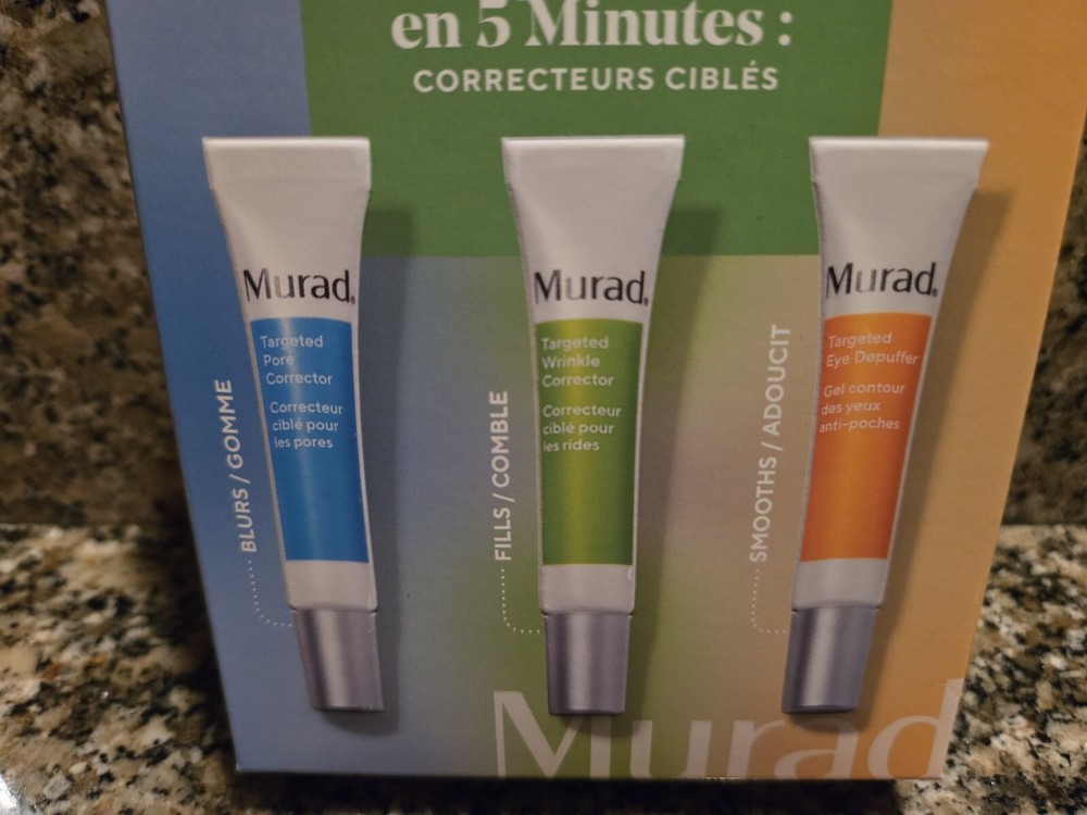 Murad 5 Minute Fix Targeted Correctors Pore Corrector Eye Depuffer & Wrinkle Fix
