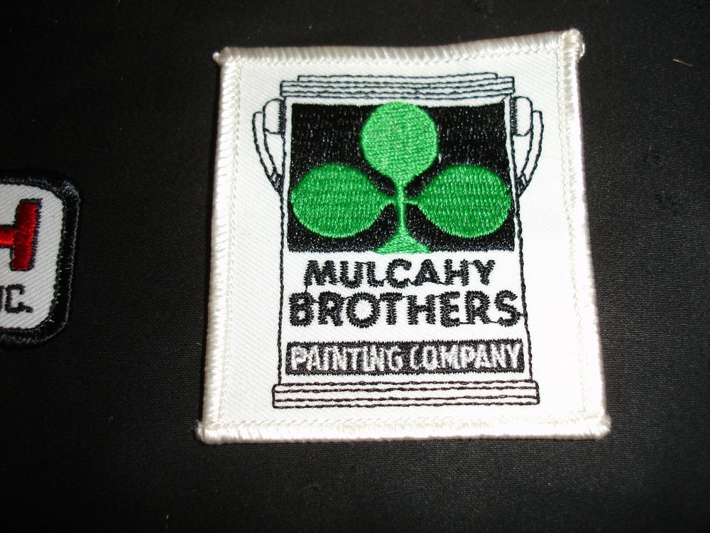 Construction related vintage advertising patch collection