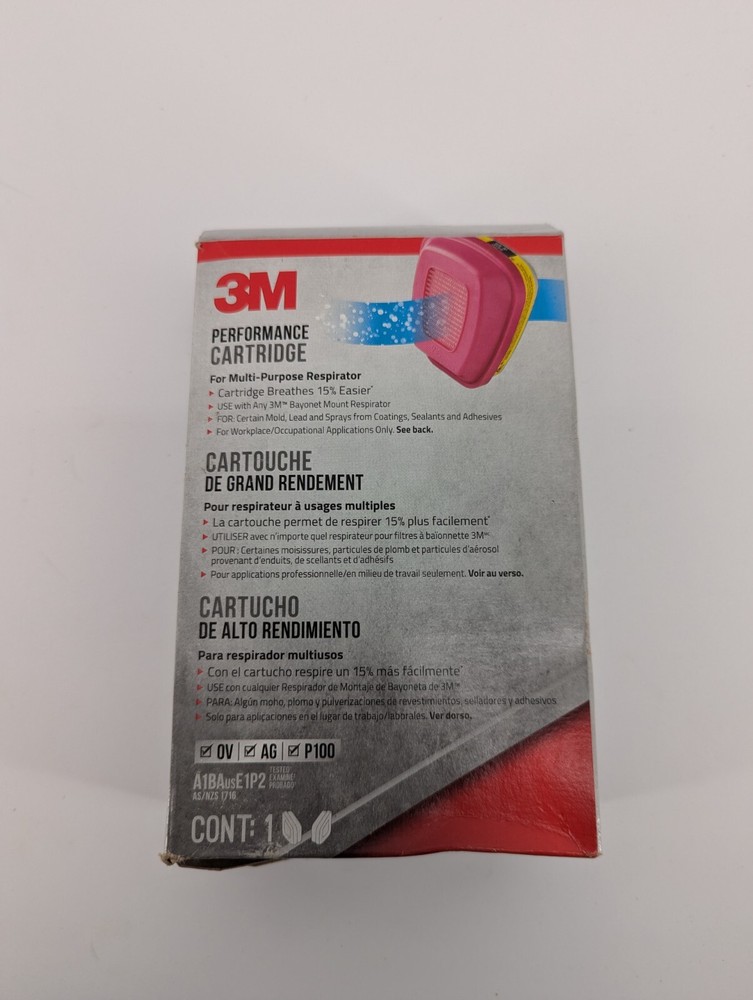 3M W/ PERFORMANCE CARTRIDGE - for multi purpose respirator