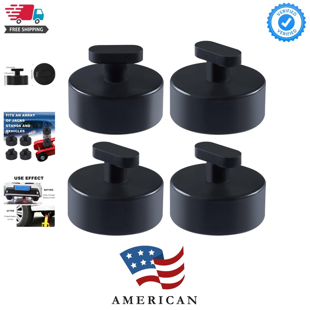 Jack Pads Compatible with Corvette - 4Pcs, Non-Slip Rubber Pucks Design to Sa...