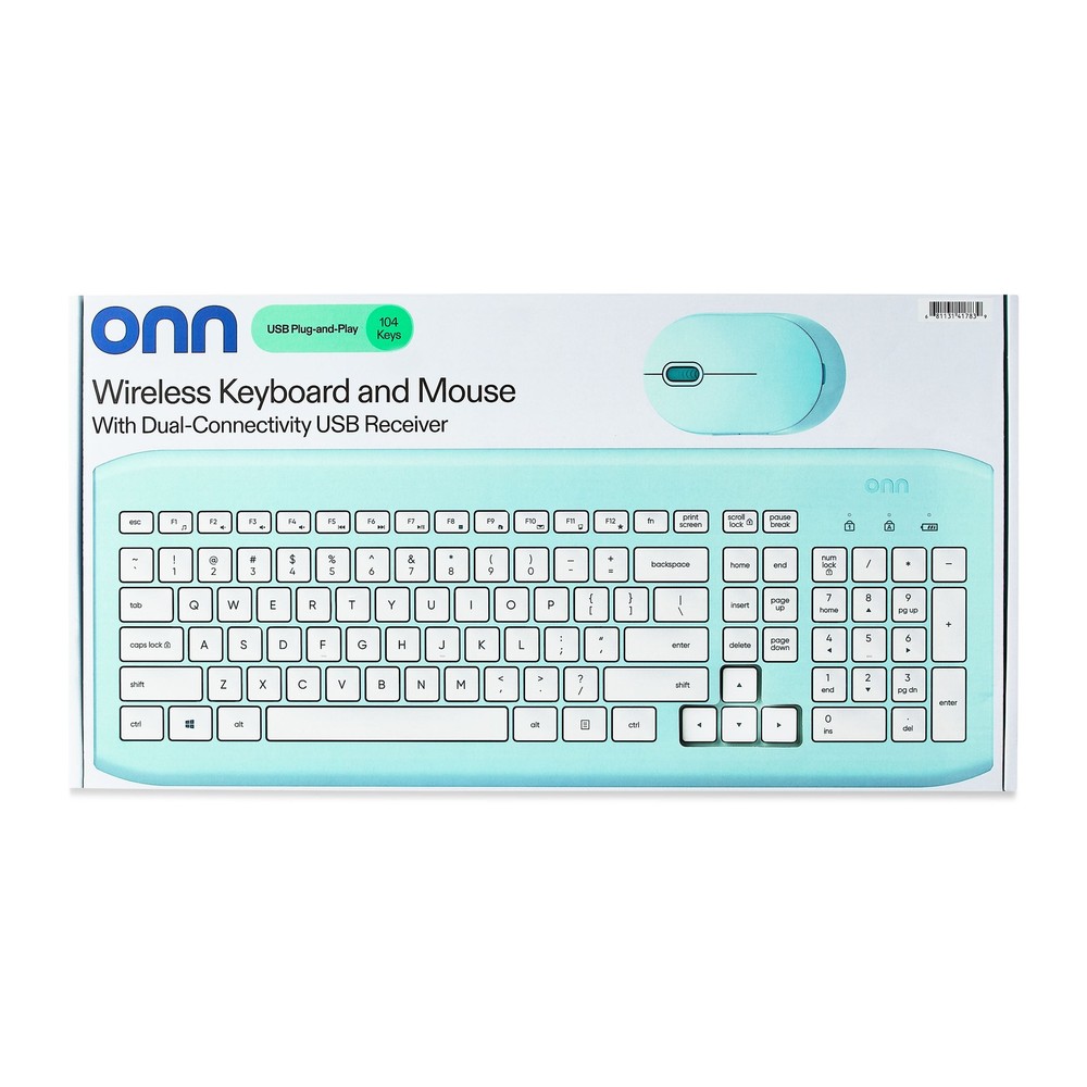 Wireless Keyboard and Mouse Combo with 2.4GHz USB Receiver, Connectivity