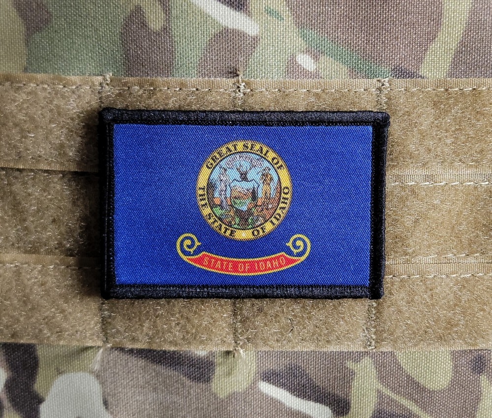 Idaho State Flag Tactical hook Military Morale Patch