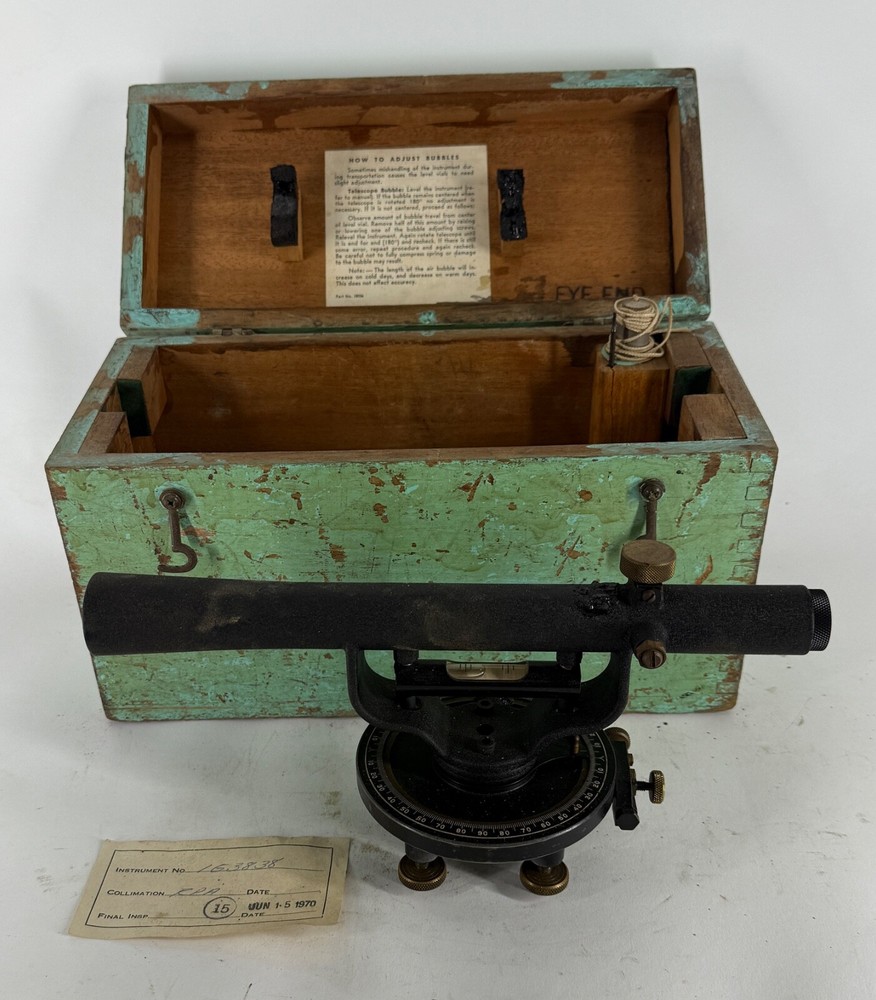 Berger Engineering Instruments Surveying Transit-Level Model 110 (6653)