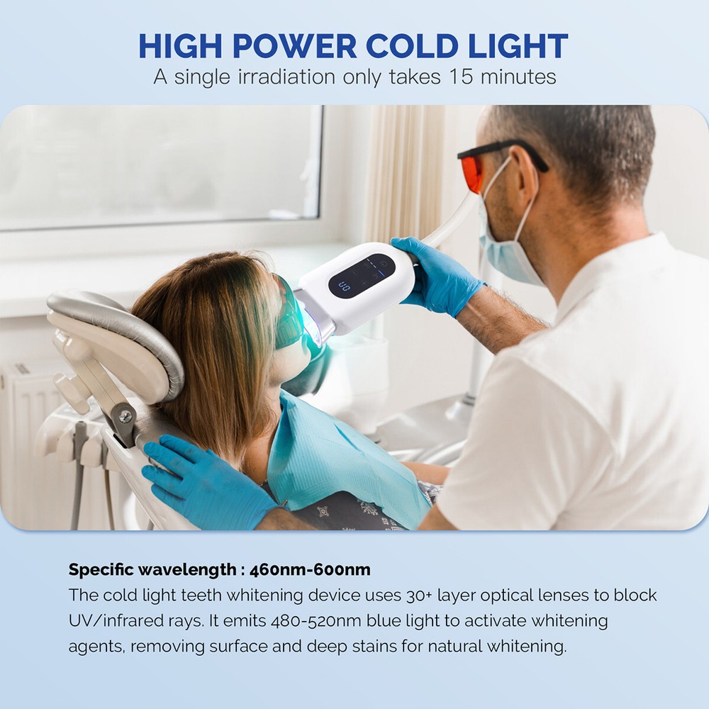 4Models Dental Teeth Whitening Machine Lamp Bleaching Cold LED Light Accelerator