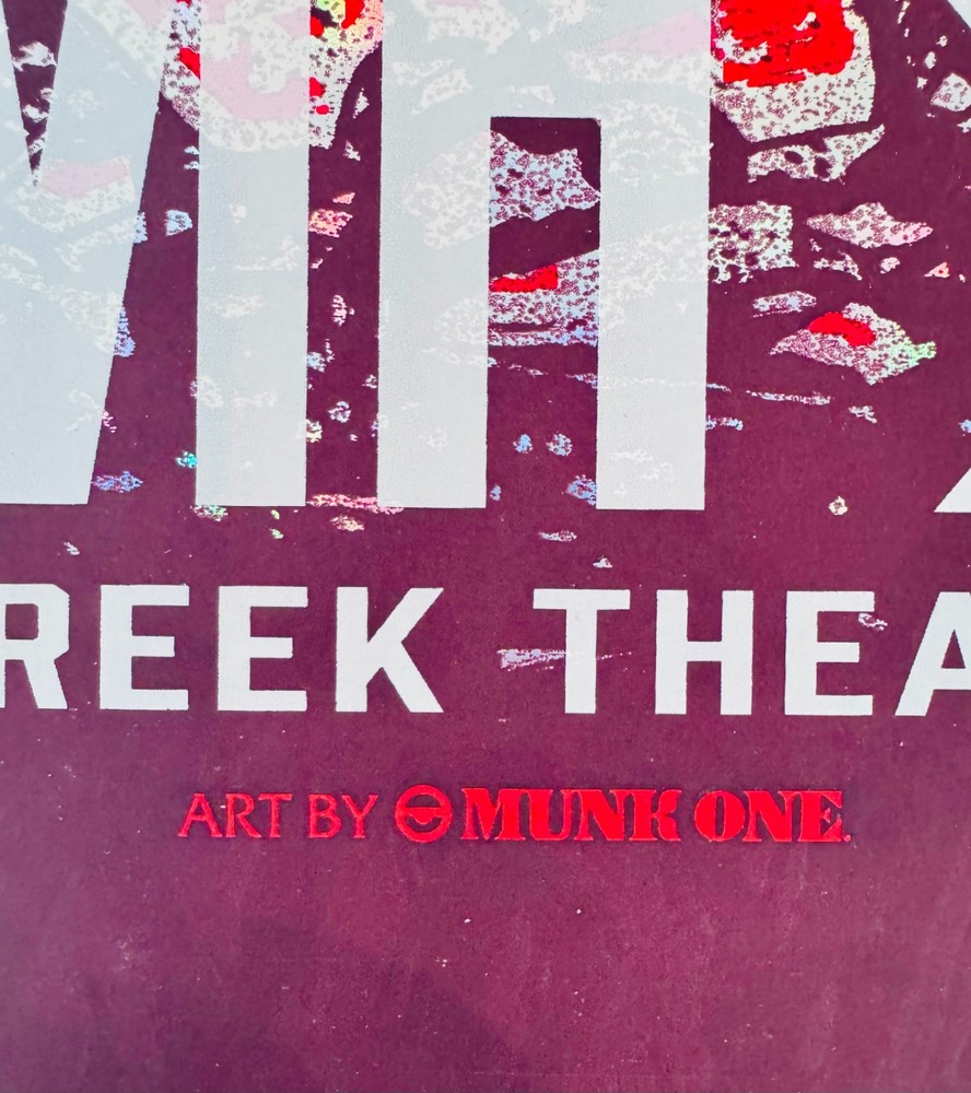 2025 Alabama Shakes Poster – Munk One –Artist FOIL Variant – Berkeley CA –18x24