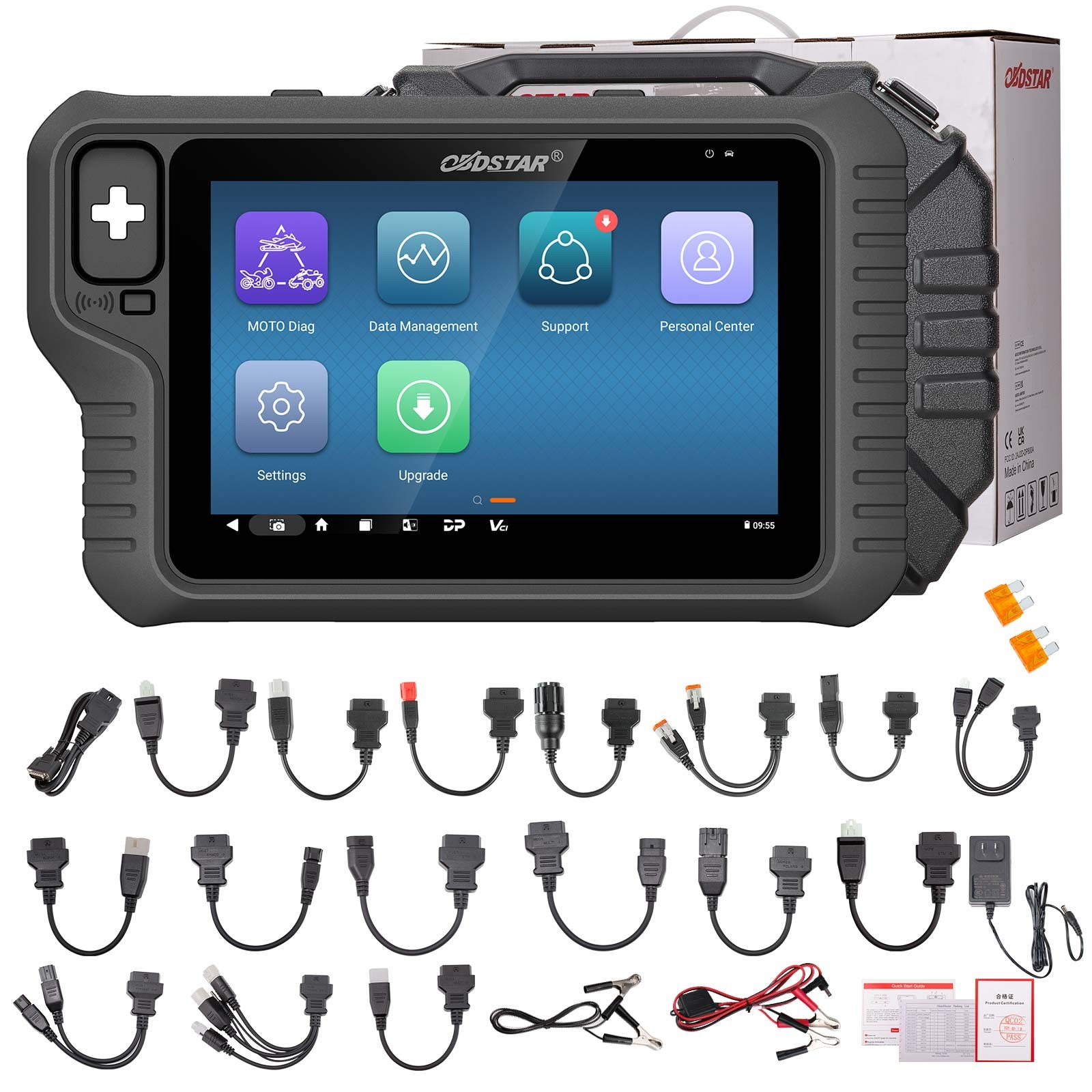 OBDSTAR MOTOMASTER Motorcycle Diagnosis Tool Code Scanner Upgrade of MS80