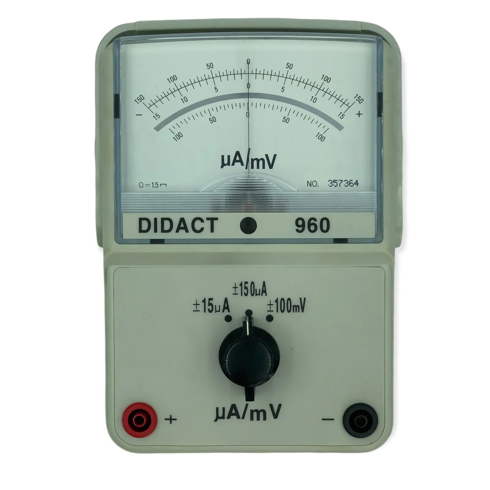 Didact 960 Galvanometer Range +/-0-150 uA/mV