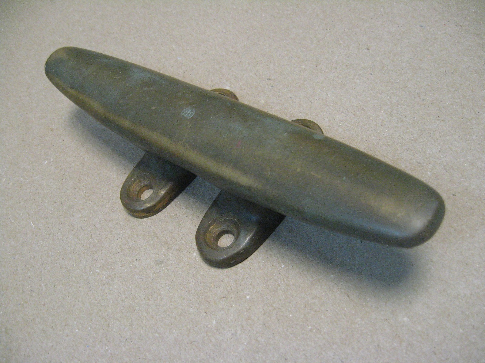 Antique Vtg 7" Solid Bronze Merriman Boat Sailboat Marine Mooring Cleat