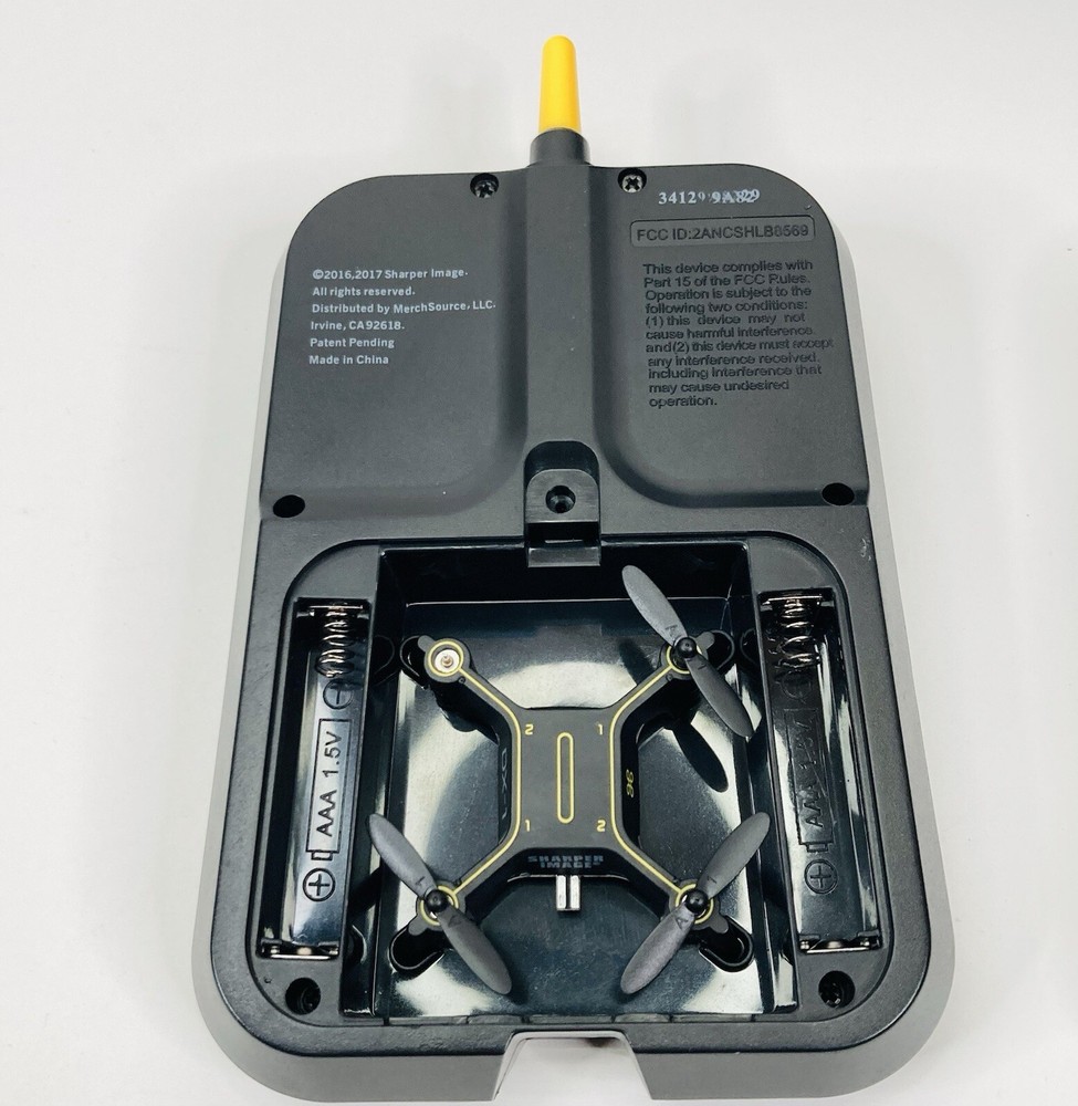 Sharper Image Auto Pilot DX-1 Micro Drone X2 Drones w/ Controllers Case Working