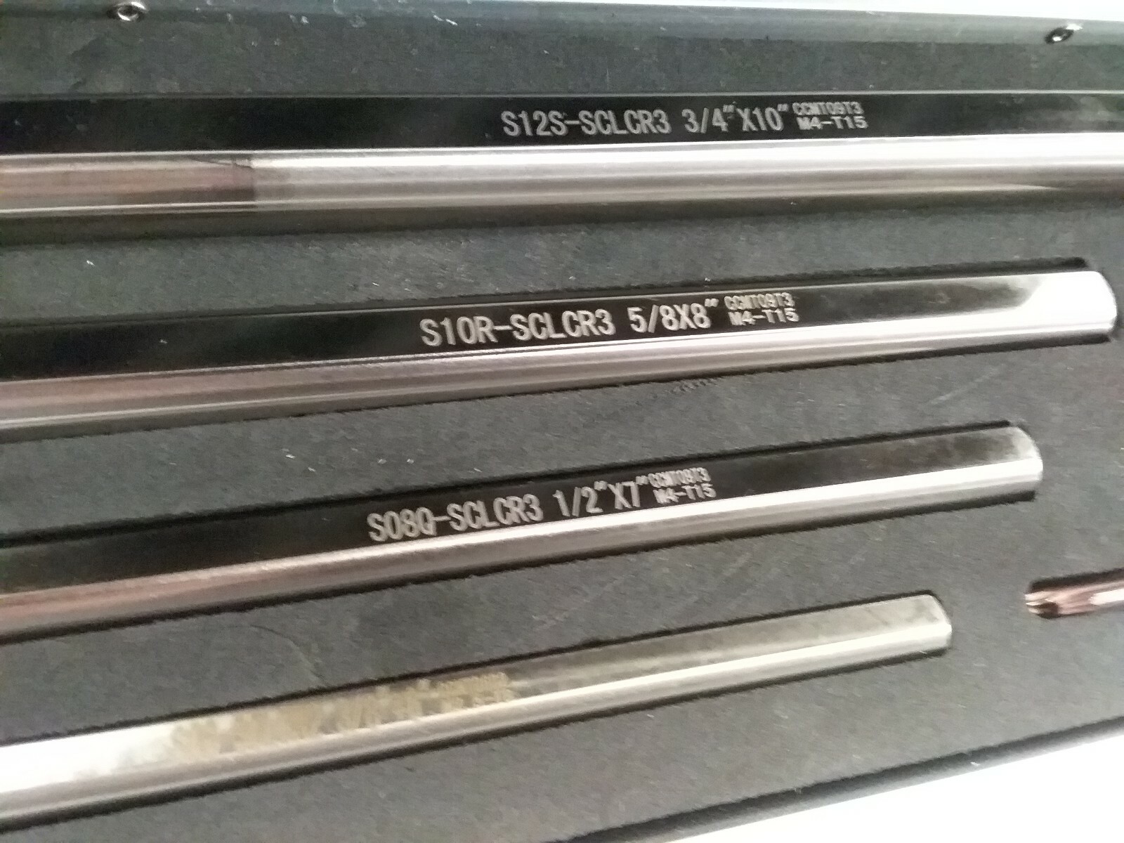 Indexable Boring Bar Set 4pcs/set w. Extra 13pcs CCMT carbide Inserts-#1004-IDX