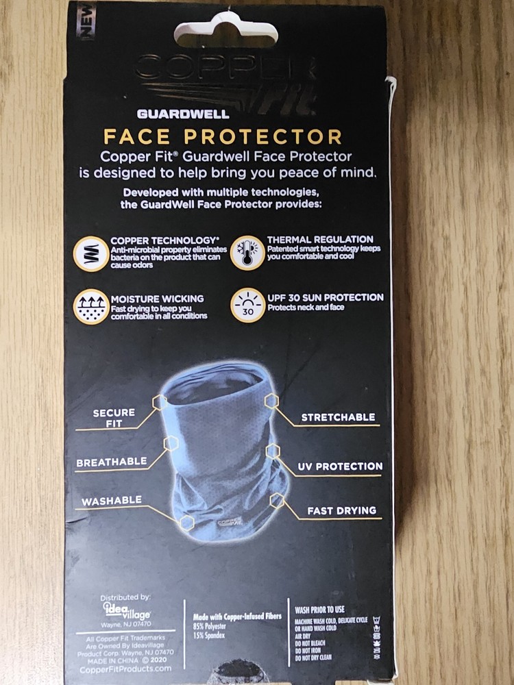 New Copper Fit Guardwell Face protector - Blue