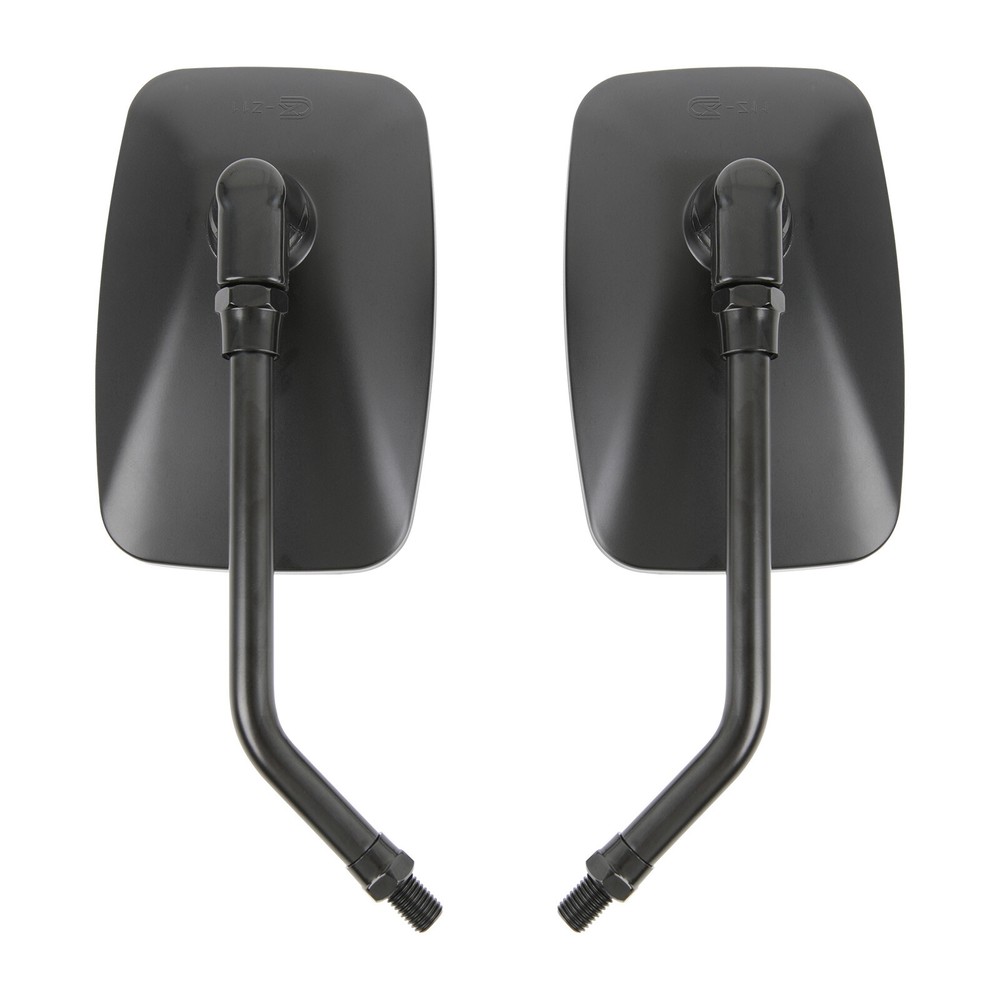 For Honda Shadow Phantom 750 VT750C2B Rectangular Motorcycle Mirrors Matte Black
