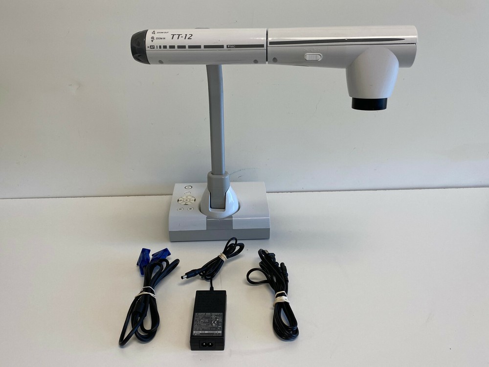 Elmo TT-12 Interactive Document Camera W/ Ac Adapter & VGA Cable