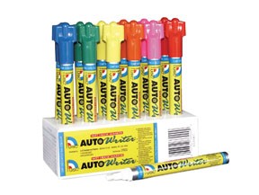 Auto Writer Markers - Yellow Pen, 12 Pack USC-37003