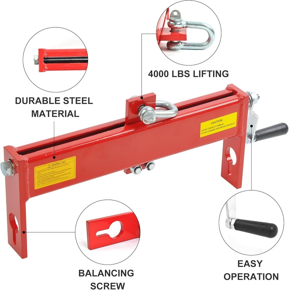 Engine Handling Load Leveler with High Capacity and Weather-Resistant Design