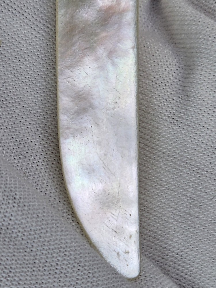 Vintage Hand Carved MOP Mini Knife