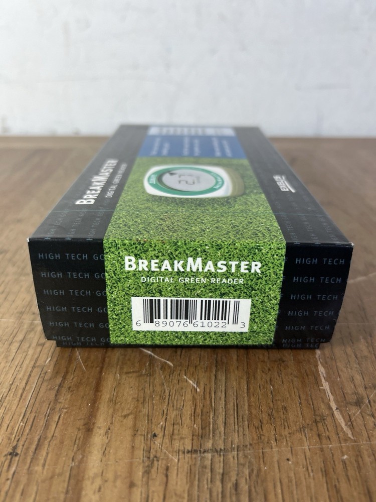 Golf Digital Green Reader BreakMaster LCD Display with Leather Carrying Case