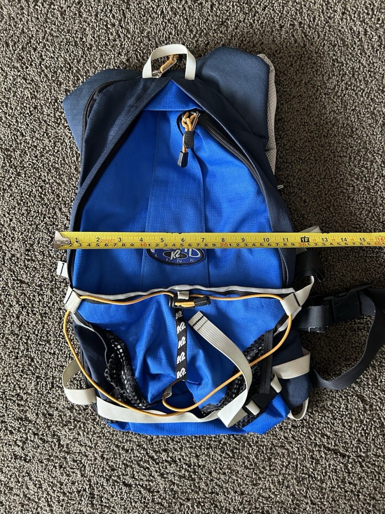 Vintage K2 Fluid Link Backpack Hydration Pack Hiking Camping Backpacking