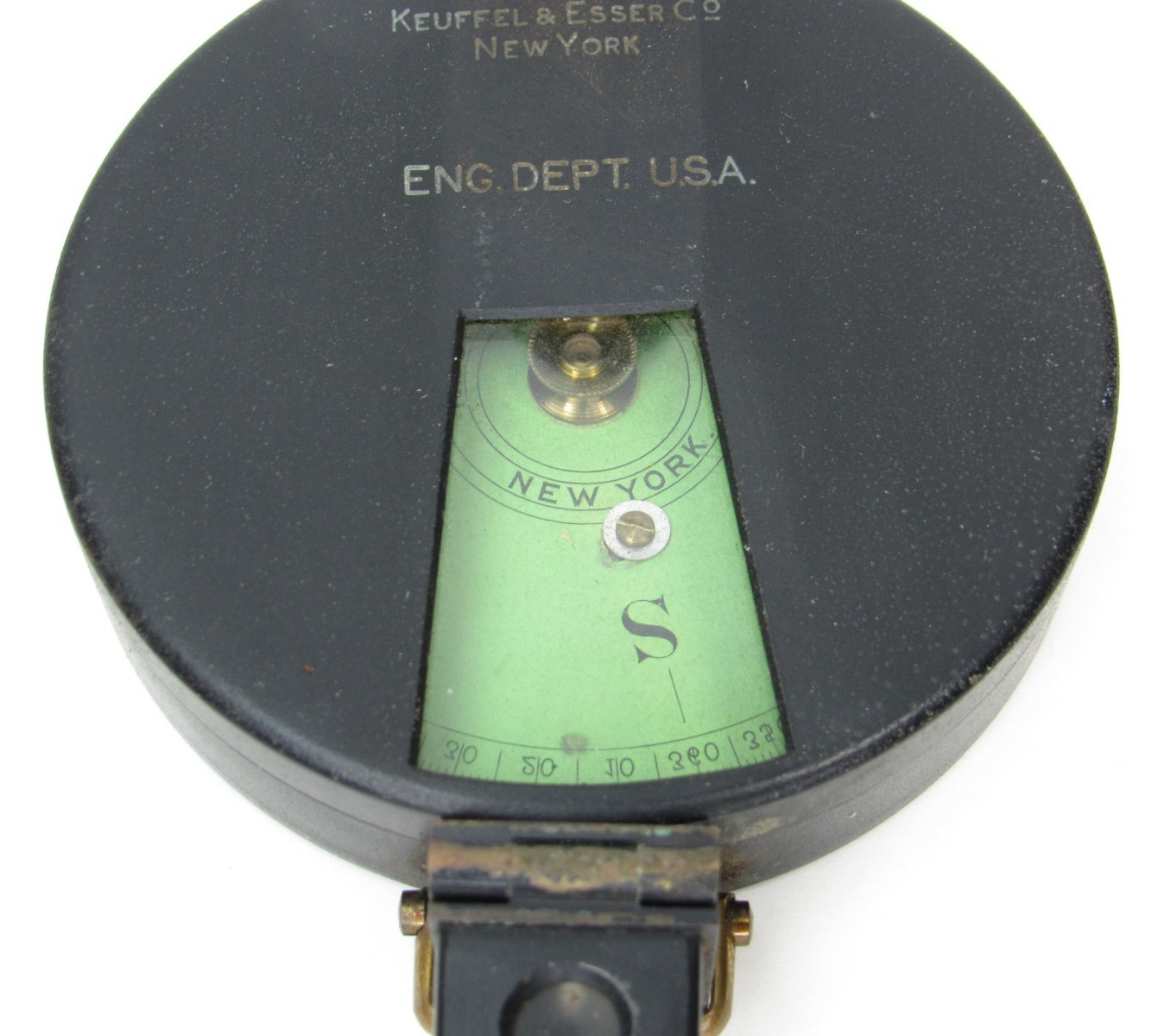 Rare KEUFFEL & ESSER COMPASS 1917 Engineering Eng. Dept USA Vtg WWI Military US
