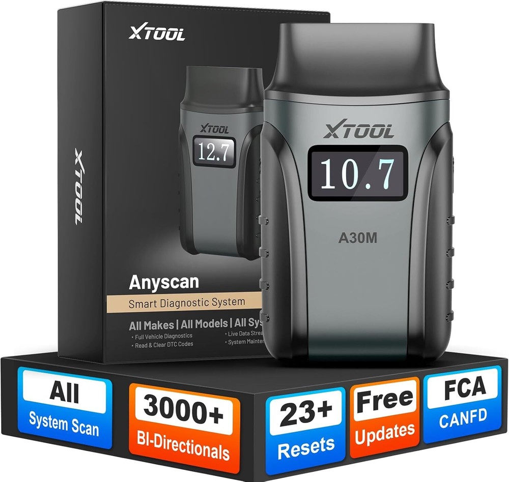 XTOOL A30M V2.0 OBD2 Scanner Full System Diagnostic Tool Bidirectional Bluetooth