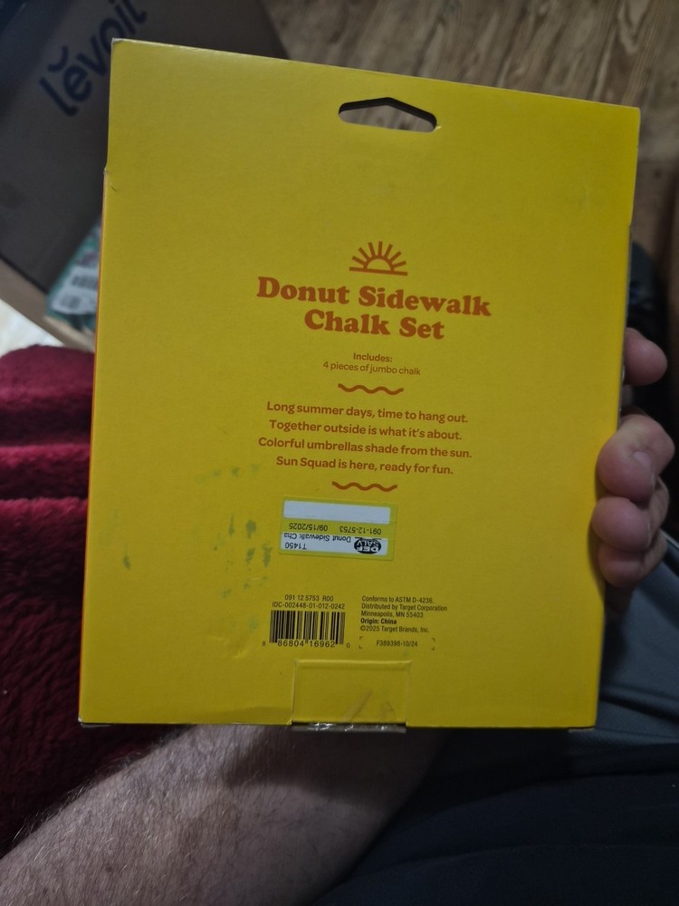 Donut Sidewalk Chalk Set