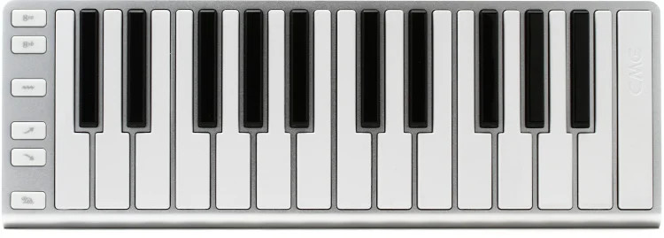 CME Xkey 25-key Mobile Keyboard Controller - Silver