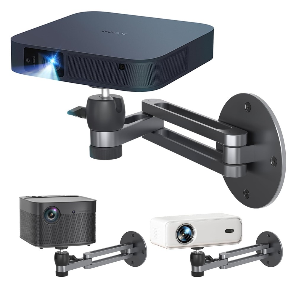 Foldable Projector Wall Mount Universal Adjustable Ceiling Wall Projector Mou...