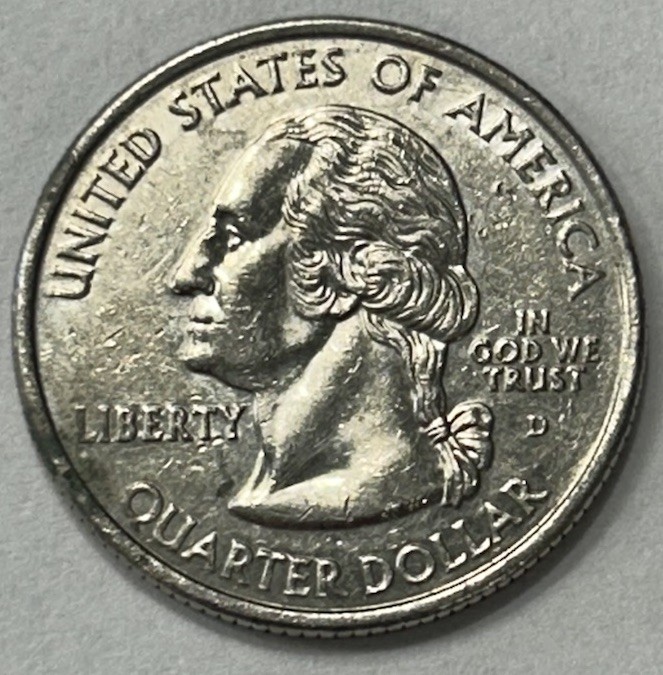 2004 D Extra Leaf High Wisconsin State Quarter Error Coin