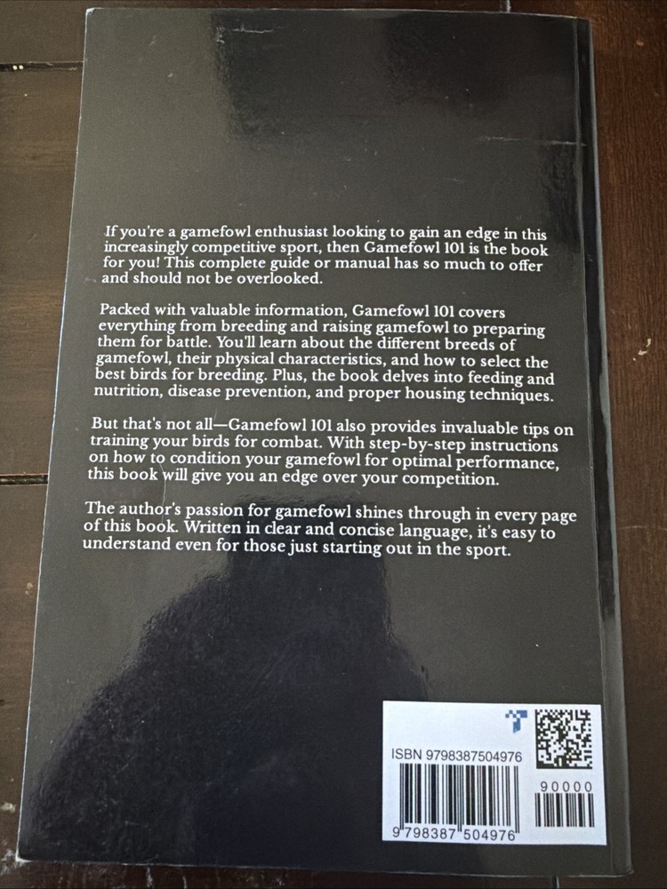 Gamefowl 101