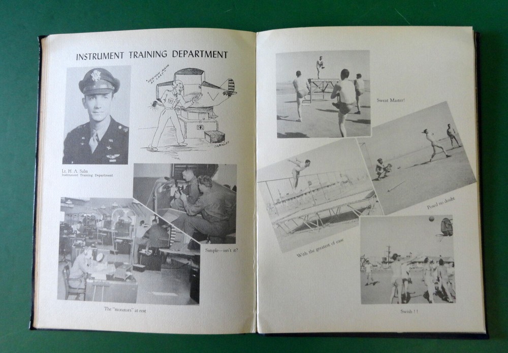 GOODFELLOW ARMY AIR FIELD CLASS BOOK 43-F ADVANCED
