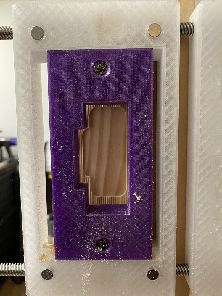 Lock Strike Plate Routing Jig