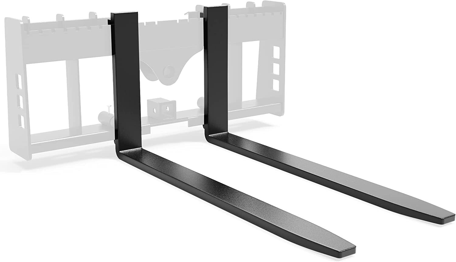 2 Packs 42" Pallet Fork Blades Forklift Blades for Skid Tractors Loaders 2500lbs