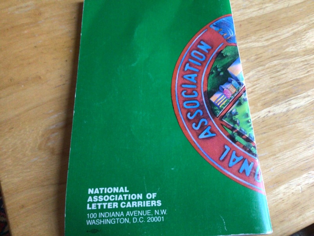 United States Post Office Letter Carrier's Guide 1987