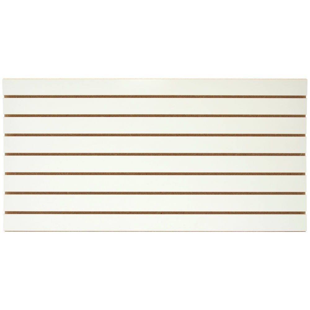 White Easy Slatwall Display Panels