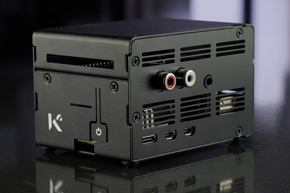 KKSB Case for Raspberry Pi 5 - Compatible with DAC+ & Pro, Supports Black