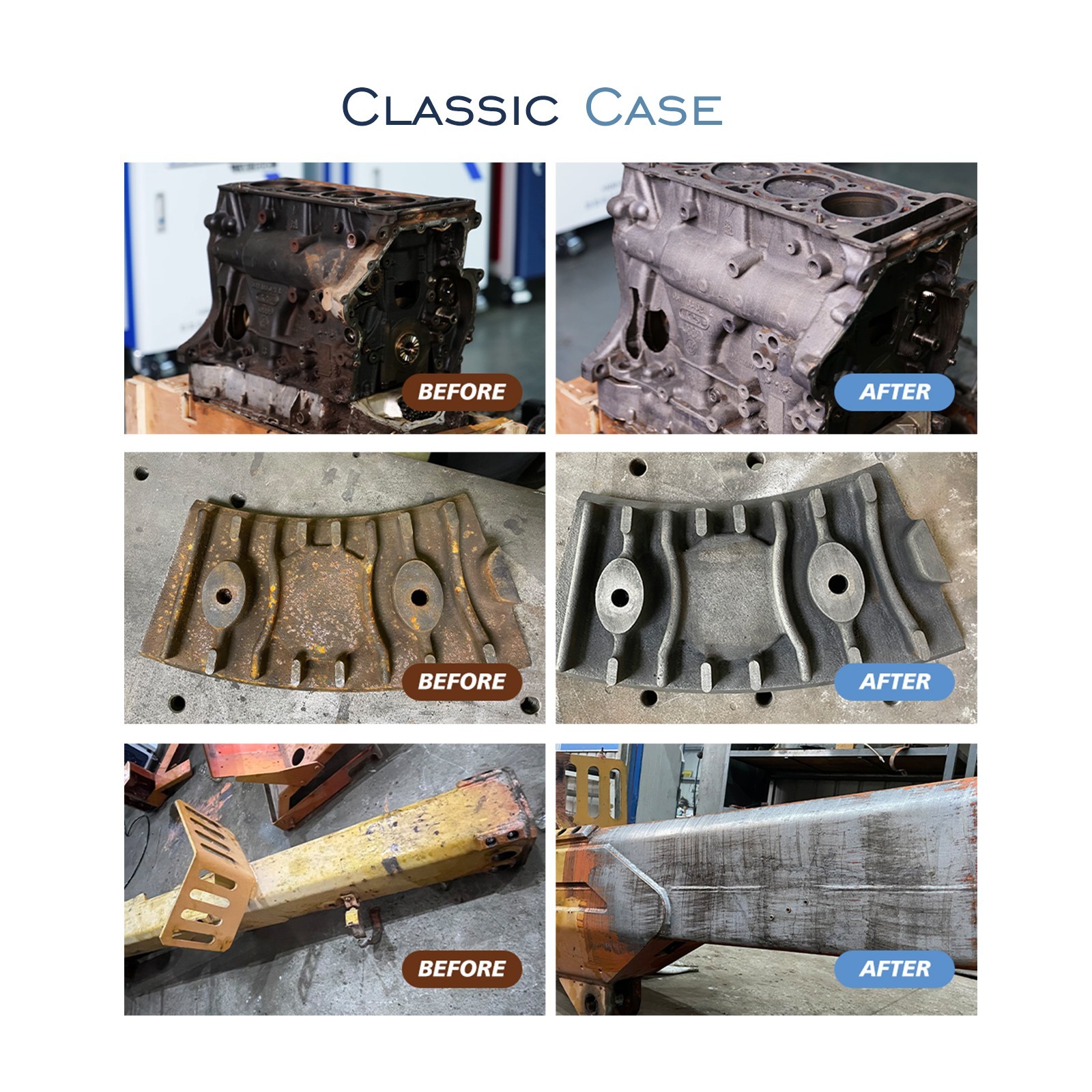 US SFX 2KW Used Fiber Laser Cleaning Machine Metal Rust Paint Removal 90% New