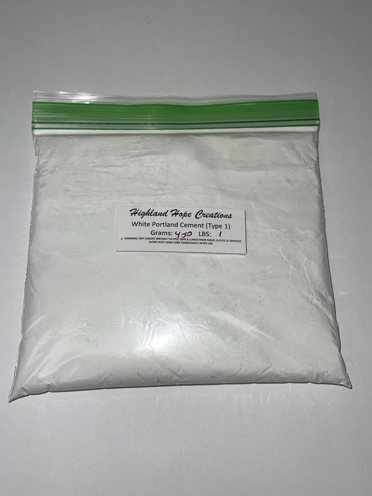 White Portland Cement Type 1 For Crafting and Castings