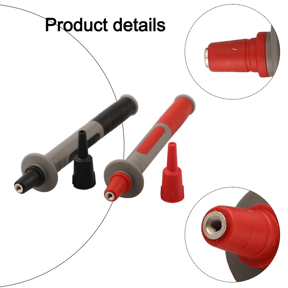 Interchangeable Needle Probes Set of 2 Compatible with Most Multimeters