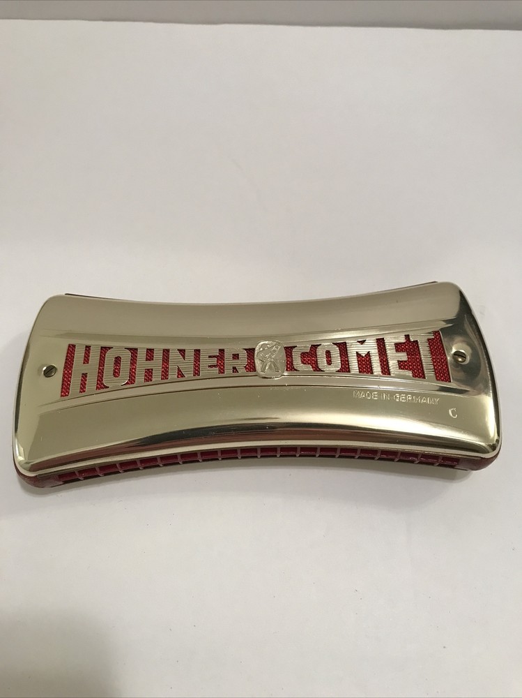Comet M. Hohner Curved Two-Sided Tremelo Harmonica Key C&G