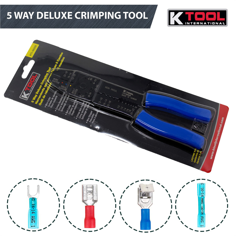 K-Tool 56209 9.2" Multi-Function Crimping Tool