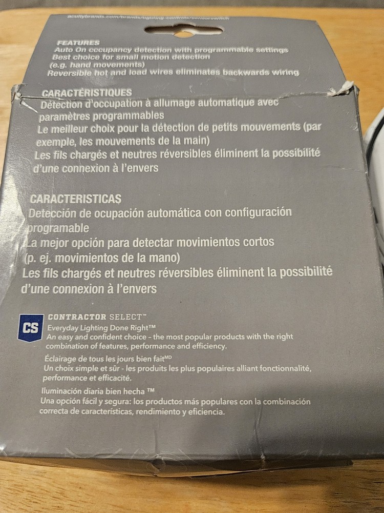 Sensor Switch CMR 10 Extended Range Passive Infrared Ceiling Mount