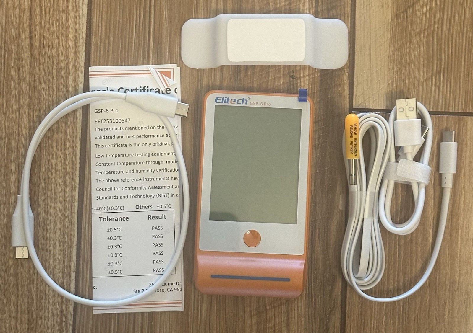 NEW Elitech GSP-6Pro Temperature Data Logger Humidity Recorder External Sensor