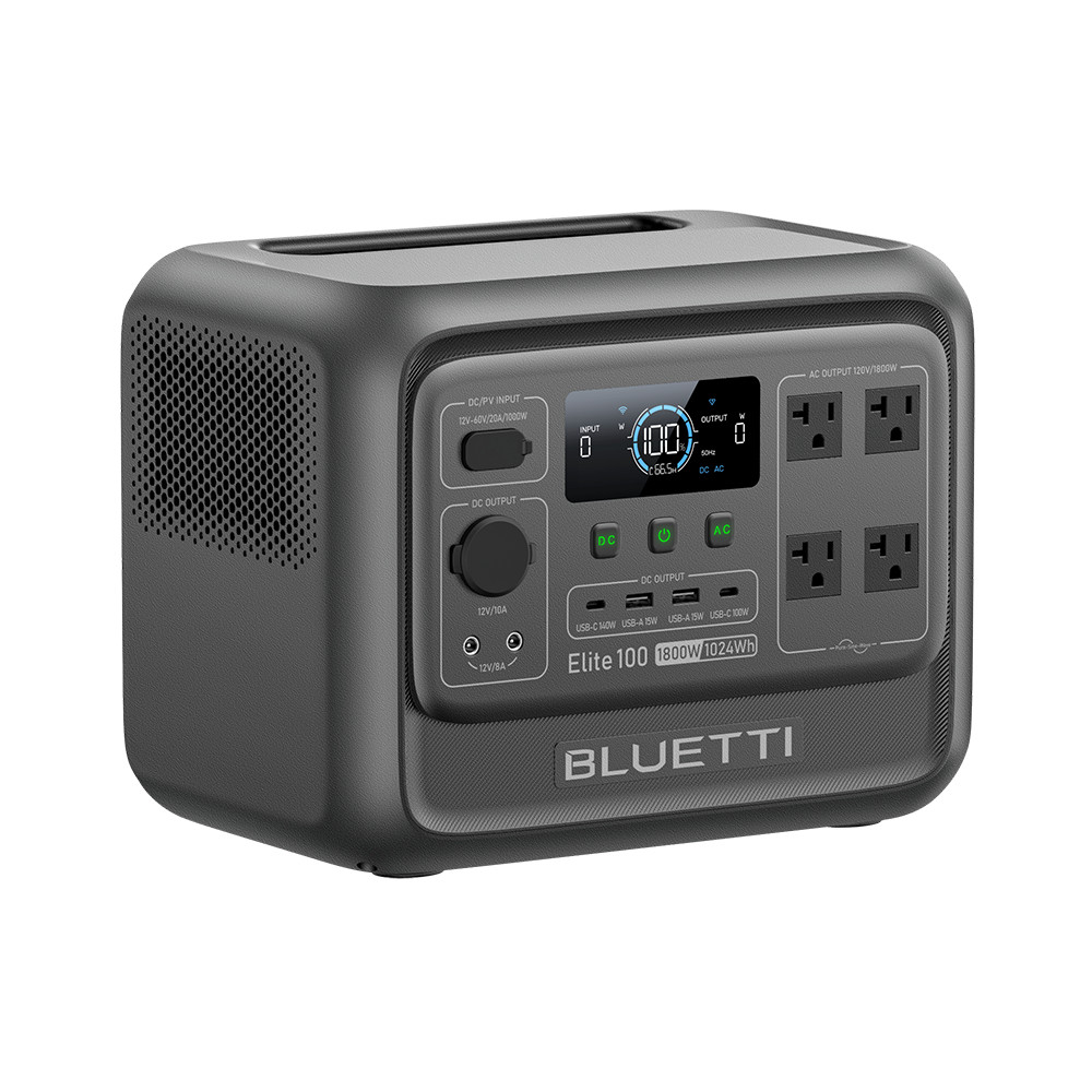 BLUETTI Elite 100 V2 1024Wh 1800W Portable Power Station for Road Trip Backup