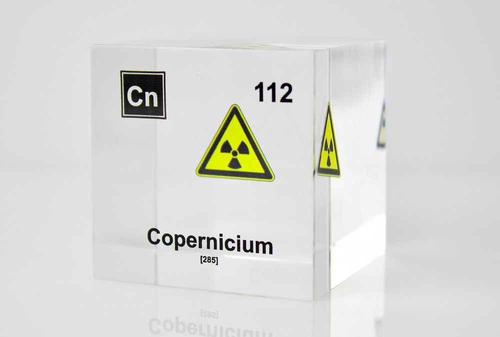 Copernicium Element Cube