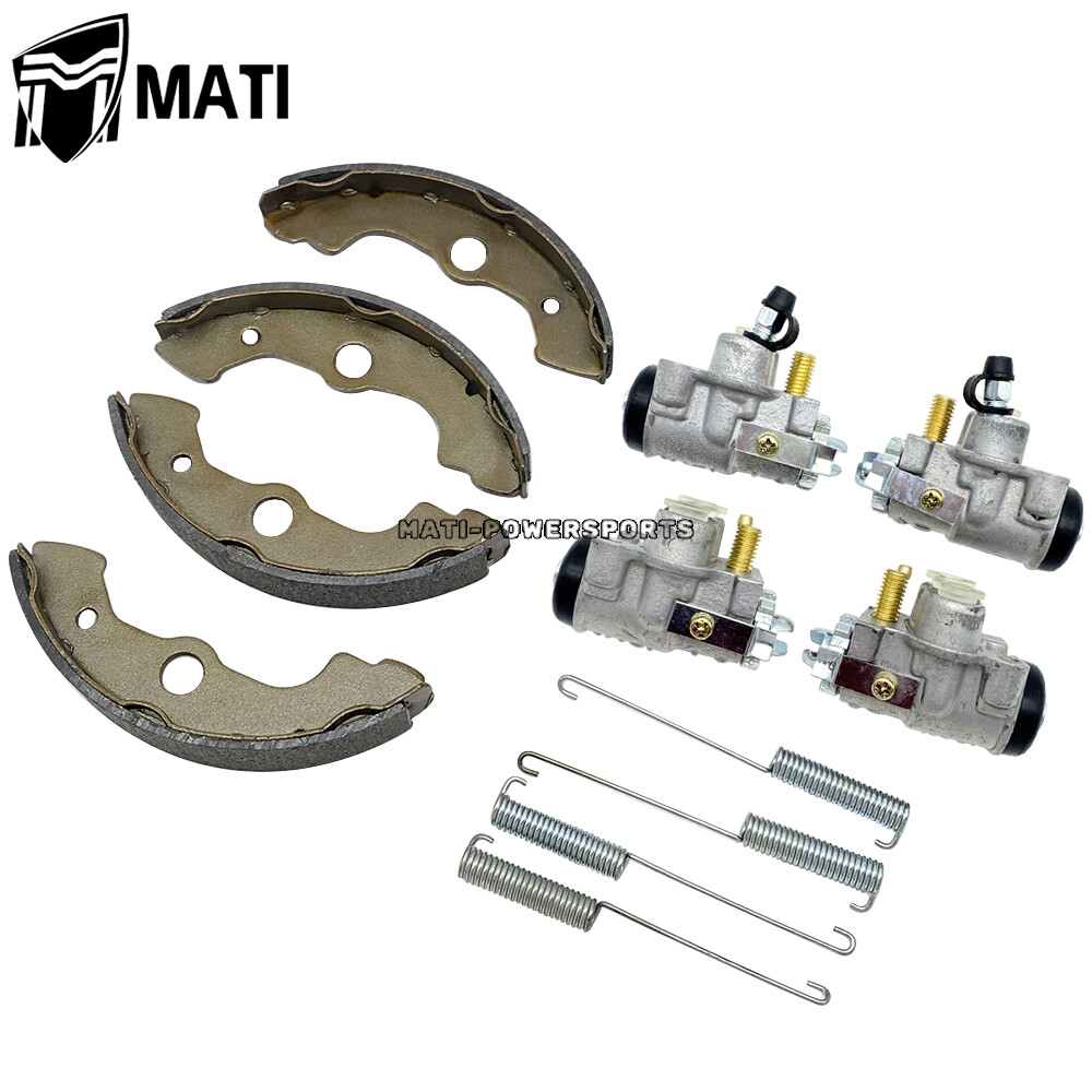 Front Brake Wheel Cylinders w/Shoes Kit for Honda Foreman 400 450 TRX400 TRX450