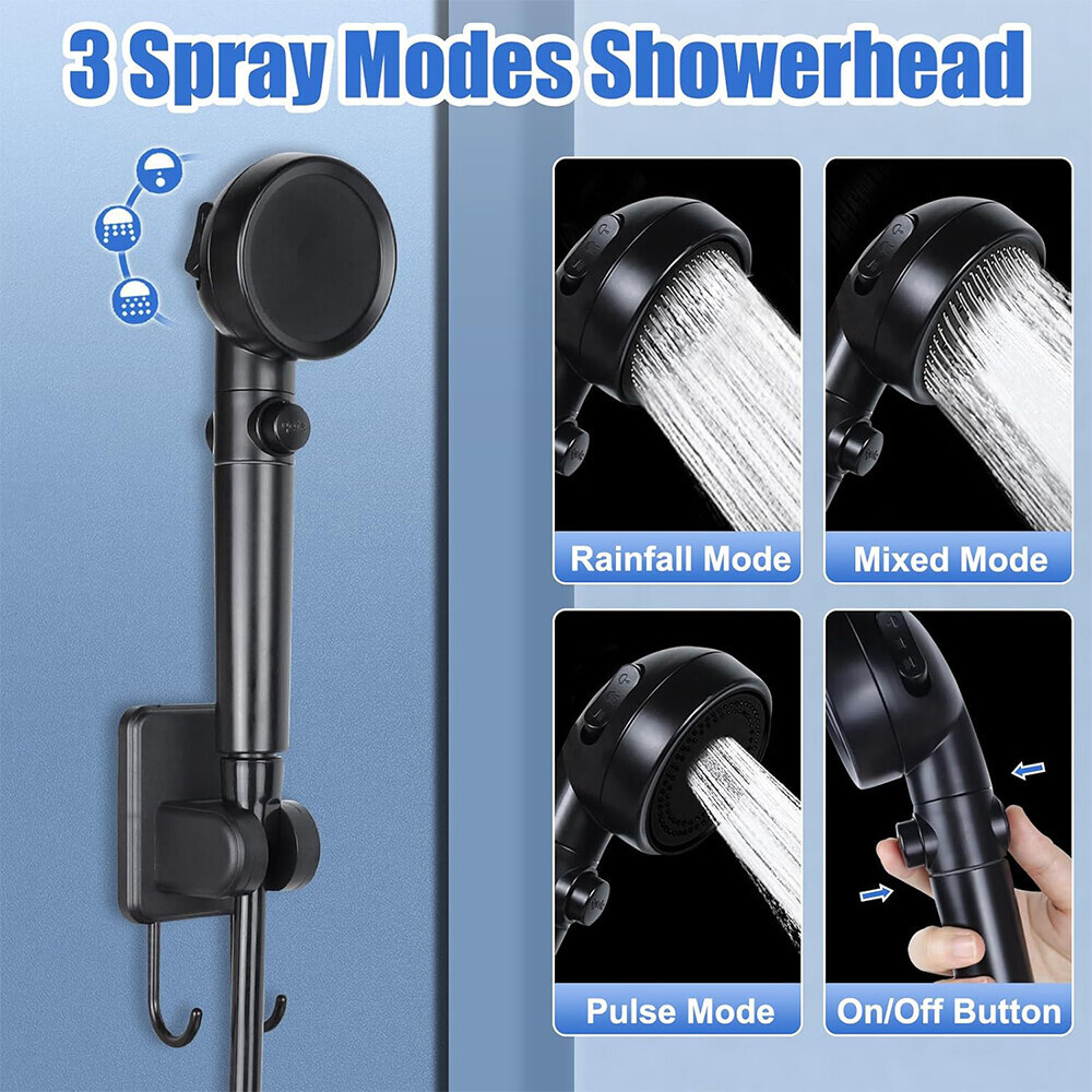 Portable Camping Shower Outdoor Camp Pump Rechargeable for Hiking Travel Beach